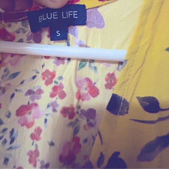 ✨BRAND NEW✨ Blue Life Floral Dress w/ Hidden Shorts Sz S ✨Must see in person✨ - Picture 2 of 9